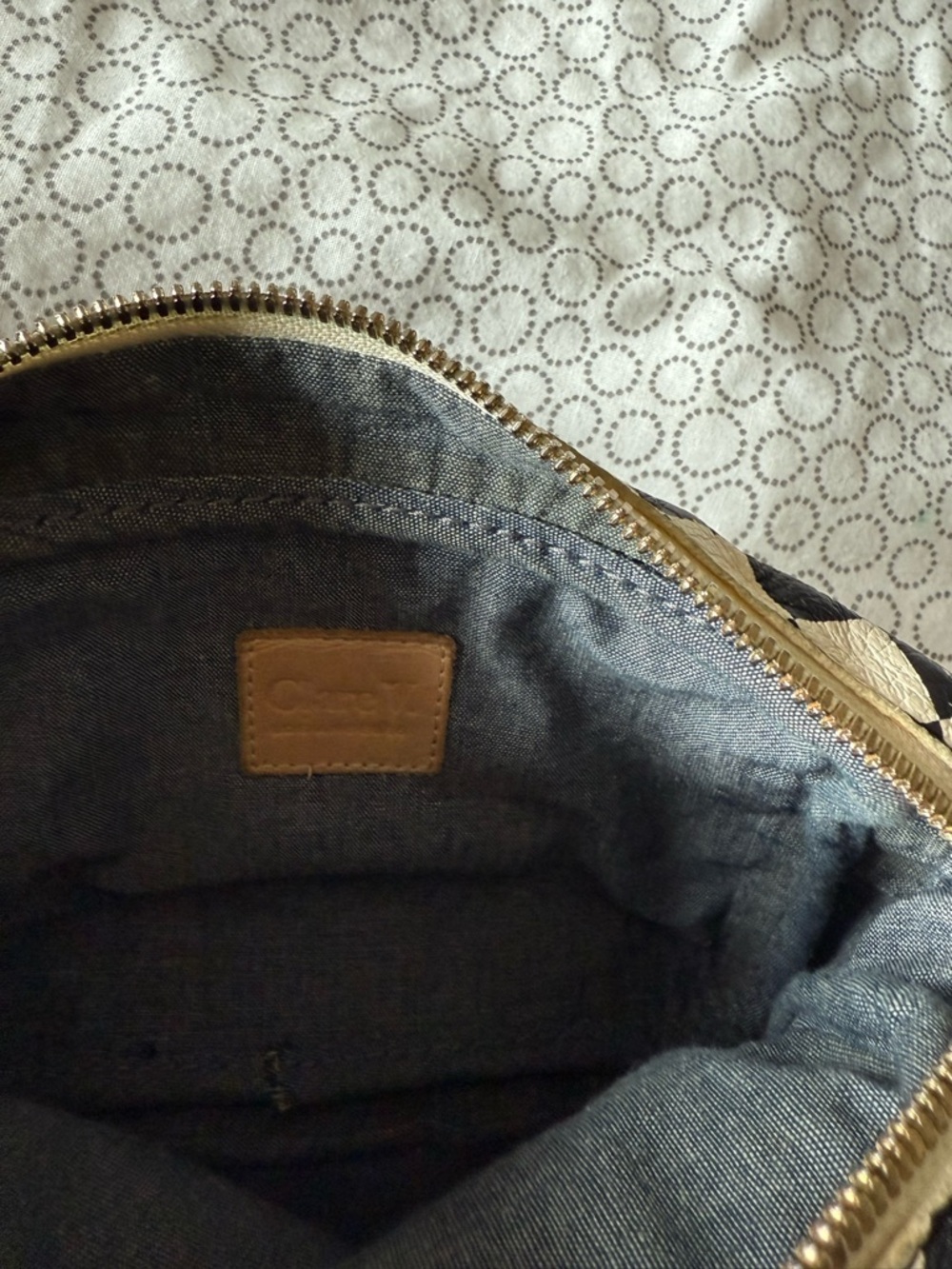Clare V Black and White Checkered mini Bag - Picture 5 of 6